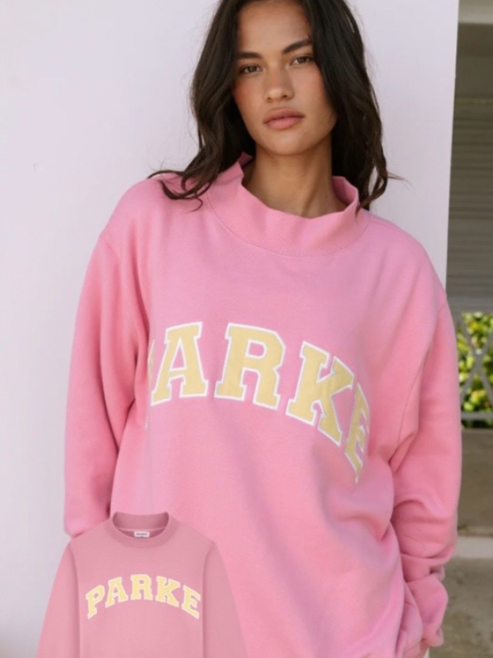 Parke Summerland Collection Mockneck in Starburst (heritage) size L/XL